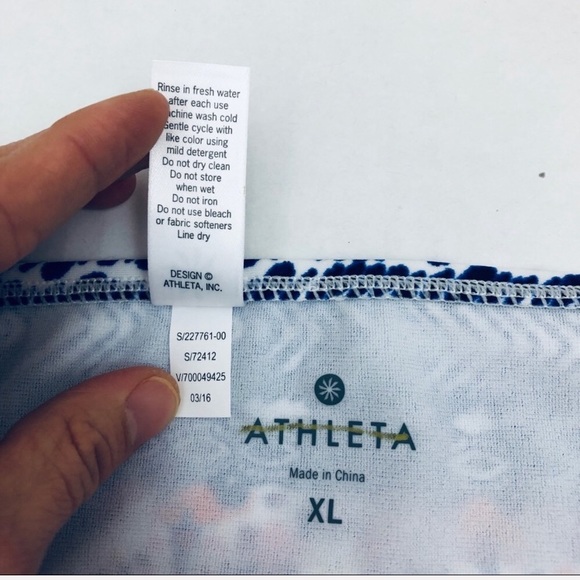 Athleta Ipanema Side Tie Bikini Bottom G225 - Picture 4 of 7